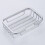 Silver Stainless Steel Soap Holder Dish Bathroom Wall Mounted Storage Rack Home 5