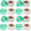 16Rouleaux De Jardin PVC Auto-Adhésif Multicoloré 4