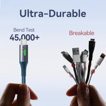 Kabel ładujący USB-C, 2-metrowy kabel typu C do szybkiego ładowania, pleciony kabel ładujący USB-A do USB-C do telefonu USB-C
