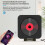 Φορητό Bluetooth CD Player, Επαναφορτιζόμενο, Συμβατό με κάρτα CD USB TF, Ραδιόφωνο FM, Τηλε 2