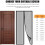 Μαγνητική σίτα για εντόμους 95 x 220 cm με αυτόματο κλείσιμο και δυνατότητα χεριών 2