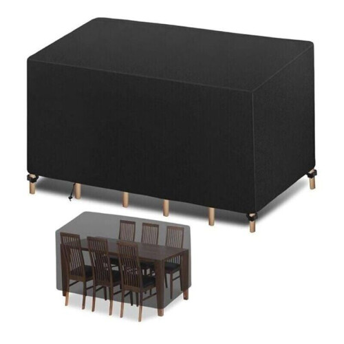 Αδιάβροχο κάλυμμα επίπλων κήπου 200 x 100 x 75 cm, αντιανεμικό, ανθεκτικό στην υπερι 1