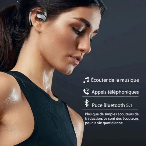 Ακουστικά Bluetooth 5.1 Hi-Fi με άμεση μετάφραση, μείωση θορύβου, καθαρό ήχο, 144 γλώσσε 1