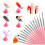 Κιτ Nail Art με πινέλα βαφής, ταινία ρίγας, κουτιά με στρας και φύλλα αλουμινίου, 1 σετ 3
