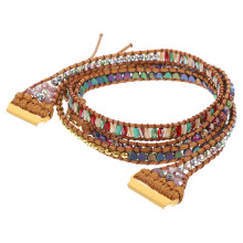 1Bracelet Montre Détail Alliage Café Confortable Stylé