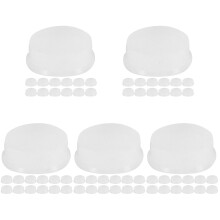 120Pièces Pièces Réparation Flûte Bouchons Silicone Transparent