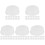 120Pièces Pièces Réparation Flûte Bouchons Silicone Transparent 1