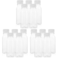 15Pièces Bouteilles À Réutilisables Transparentes Bouchon