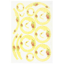 1Feuille Decal Papier Sous Glaçure Pour Décor Élégant