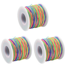 3Rouleaux Fil Elastique Polyester Pour DIY