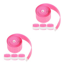 8Rouleaux Ruban Adhésif Rose PU Pour Baguettes, Grip Renforcé Lumineux