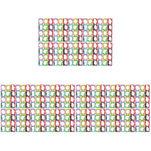 30Feuilles Stickers Nom Adhésifs Colorés Pour Décoration École