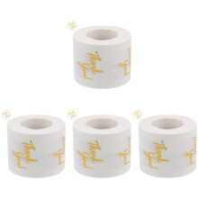 4Rouleaux D'étiquettes Adhésives Petites Pour Fête