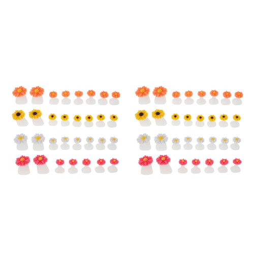 8Ensembles Outils Séparateurs D'orteils Fleurs Pour Pédicure