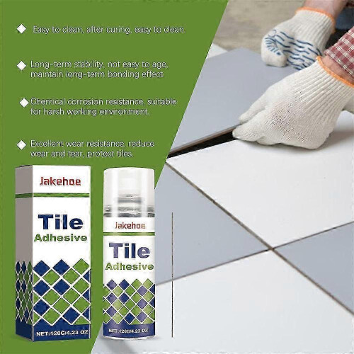 3pcs Forubom Tile Drum Repair Adhesive, Strong Adhesive Ceramic Tile Empty Drum Agent 2