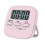 2 Pieces Pink Digital Kitchen Timer, Kitchen Timer, Large Digits, Countdown Stopwatch Timer, Kitchen Clock / Kitchen Alarm, Back Stand 2