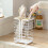 Knife Block Kitchen Knife Holder Storage Organizer(1 Pcs, White) 4