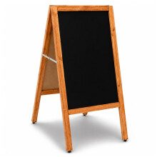 Oypla Wooden Chalkboard Blackboard Pavement Display Sign A-Board