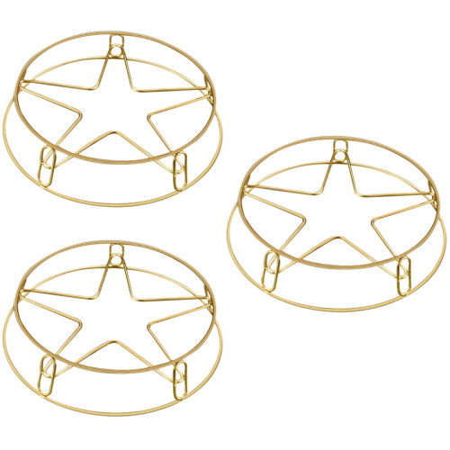 3Pièces Grille Acier Résistant Anti- Maison
