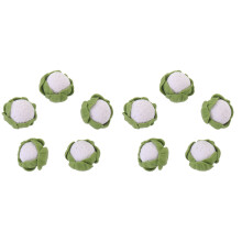 10Pièces Mini Broccolo Résine Vert Clair Décor Maison