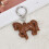 Multi Functional Acrylic Keychain Horse Shape Perfect for-Pink 6