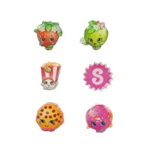 Shopkins Earrings (Girls Silver)