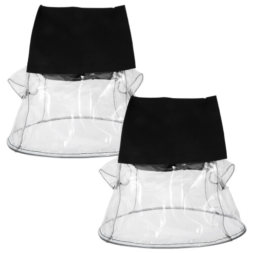 2Pcs Lightweight PVC Waterproof Stage Light Shield for Outdoor Use