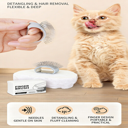 Professional Small Dog Face Comb For Sensitive Area Ergonomic 1