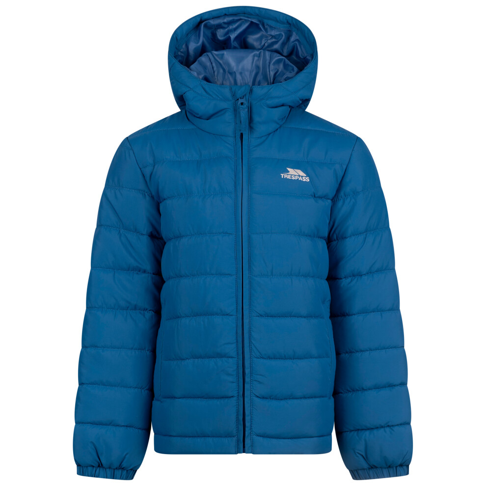 Trespass (7 Years To 8 Years, ) Boys Quilted Padded Jacket - Odair Blue