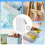 Bluetooth Thermal Label Maker, Inkless Printing, Rechargeable, for Home and Office, White Model 4