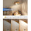 2 Pack Indoor Wooden Wall Sconce Wireless USB Rechargeable Adjustable Brightness Wall Light 1