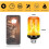 LED Flame Effect Bulb 2-Pack E27 3W 3 Modes Dancing Flame for Indoor Decoration and Warm Ambiance 4