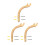 Waterproof Wood Plant Hook for Decorative Use in Various-1 2