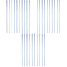 30Pcs Lightweight Transparent Plastic Slide Binders for A4 Notebooks