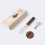 Rechargeable LED Night Light with Motion Sensor Wall Lamp in Ash Wood 4