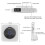Retro Bluetooth CD Player Portable Multi Function USB AUX FM with Remote Control Rechargeable 189 x 189 x 69 mm Blue 4