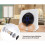 Retro Bluetooth CD Player Portable Multi Function USB AUX FM with Remote Control Rechargeable 189 x 189 x 69 mm Blue 5
