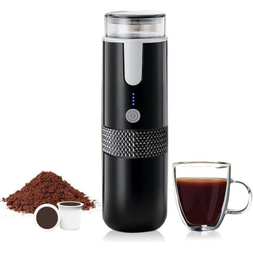 Portable Manual Espresso Maker for Ground Coffee, Handheld Coffee Machine with Compact Design 1
