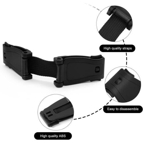Adjustable 2-Piece Child Harness Chest Strap for Strollers and Car Seats, Secure and Practical 2