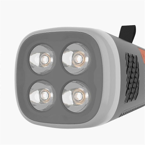 Ραδιόφωνο FM/Bluetooth έκτακτης ανάγκης 4500mAh, τροφοδοτικό USB/ηλιακής ενέργειας/χ 1