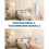 5 Pack Programmable Remote Control Power Sockets with 2 Remote Controls, 16A 3680W, EU Type E/F Plug 5