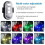 4 Wireless LED Car Lights, 8 Colours, Waterproof, USB Rechargeable with Remote Control 3