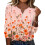 Women's sleeve V-neck T-shirts for Spring  comfortable,-Blue M 4
