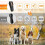 Ultrasonic Dog Bark Deterrent Device with Automatic Activation, 10M Range, LED Flashlight for Outdoor Use 3
