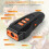 Ultrasonic Dog Bark Deterrent Device with Automatic Activation, 10M Range, LED Flashlight for Outdoor Use 5
