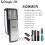 Garage Door Remote Control for Multiple Models, Black, Compact and Reliable 2