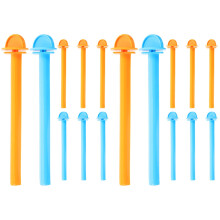 16Pcs Safe Plastic Bird Stand Perches with Easy Installation