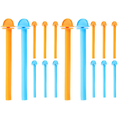 16Pcs Safe Plastic Bird Stand Perches with Easy Installation
