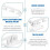 Adjustable Window Restrictor 2 Pack Universal for Casement Windows with Screws and Short Hook 3