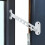 Adjustable Window Restrictor 2 Pack Universal for Casement Windows with Screws and Short Hook 4
